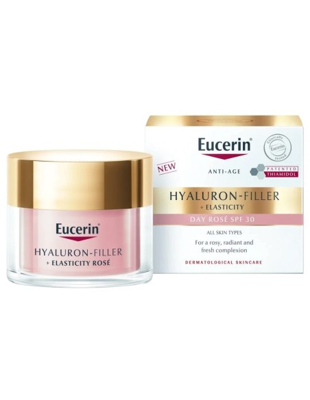 Eucerin Hyaluron-Filler + Elasticity Rose dnevna njega s SPF 30 63803 Eucerin Hyaluron-Filler + Elasticity Rose dnevna njega s SPF 30 63803