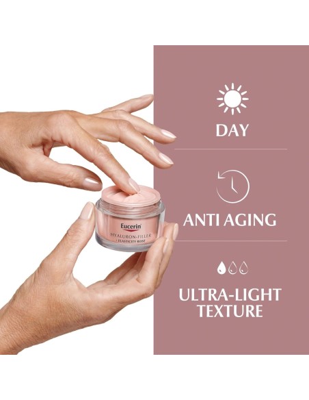 Eucerin Hyaluron-Filler + Elasticity Rose dnevna njega s SPF 30 Eucerin Hyaluron-Filler + Elasticity Rose dnevna njega s SPF 30