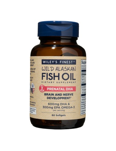 Wiley's Finest Wild Alaskan Fish Oil, Prenatal DHA