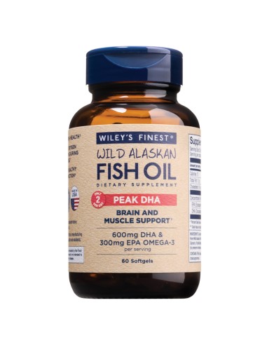 Wiley's Finest Wild Alaskan Fish Oil, Peak DHA