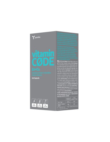 Yasenka Vitamin Code Cink i Bakar kapsule