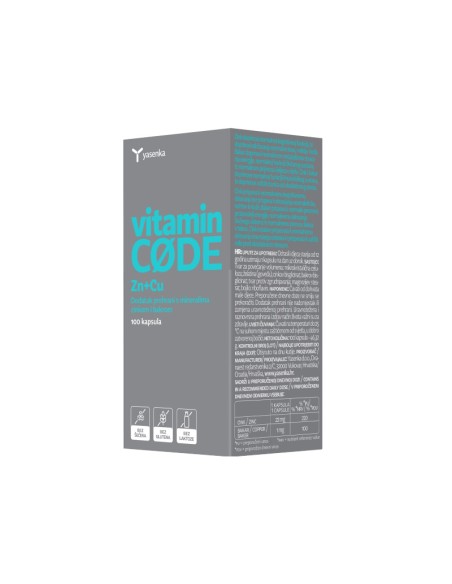 Yasenka Vitamin Code Cink i Bakar kapsule