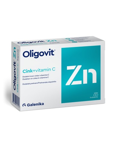 Galenika Oligovit Cink + Vitamin C kapsule