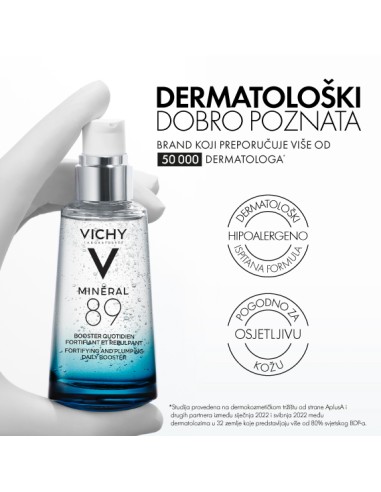Vichy Mineral 89 Booster Dnevni booster za snažniju i puniju kožu