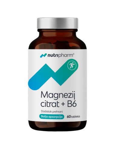 Nutripharm Magnezij citrat + B6 tablete