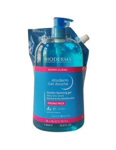 Bioderma Atoderm Atoderm gel douche 1L + Atoderm gel douche 1L Refill Promo pakiranje