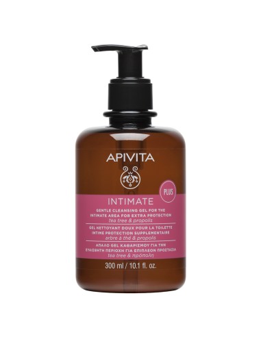 Apivita Intimate Gentle Cleansing Gel for extra protection with tea tree & propolis