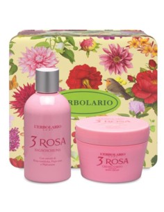 Lerbolario 3 Rosa PAKET Kupelj 250 ml + Krema za tijelo 200 ml