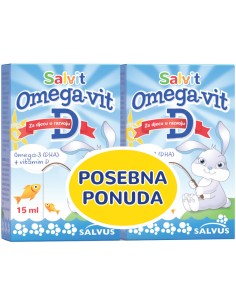 Salvit Omega-Vit D kapi Promo pakiranje 1+1