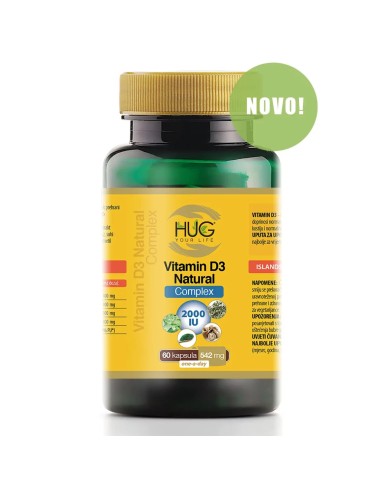 Hug Your Life Vitamin D3 Natural Complex kapsule