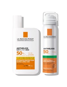La Roche-Posay Anthelios Duo za zaštitu od sunca; Ujutro + ponovno nanošenje