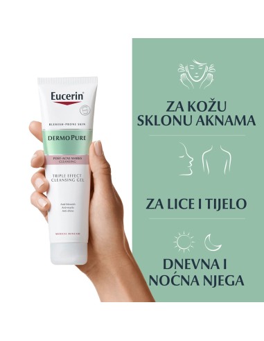 Eucerin DermoPure gel za čišćenje s trostrukim djelovanjem 63833