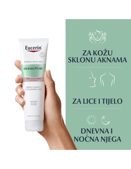 Eucerin DermoPure gel za čišćenje s trostrukim djelovanjem 63833