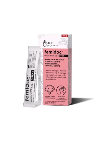Femidoc Uro Express direkt + Femidoc Manoza intimni gel Promo pakiranje