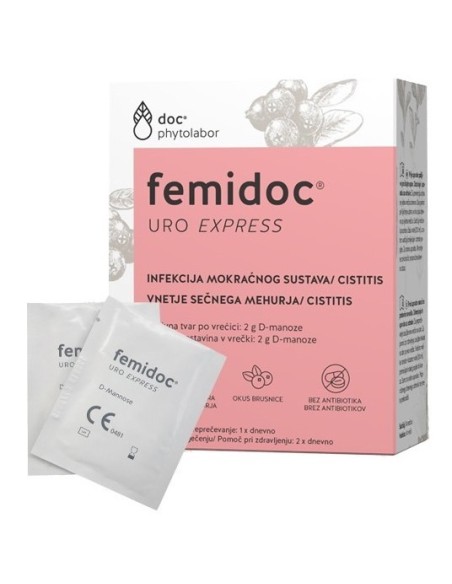 Femidoc Uro Express vrećice + Femidoc Manoza intimni gel Promo pakiranje