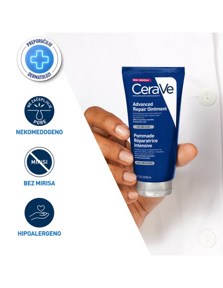 CeraVe Napredna obnavljajuća mast za obnovu suhe i grube kože