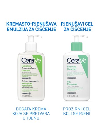 CeraVe Hidratantna kremasto-pjenušava... CeraVe Hidratantna kremasto-pjenušava...