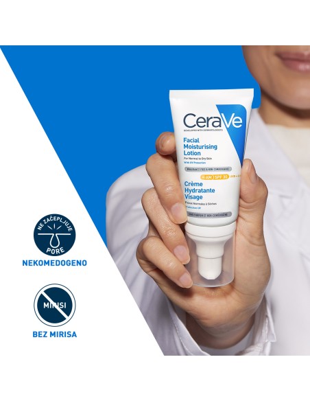 CeraVe Hidratantna njega za lice za normalnu do suhu kožu SPF30
