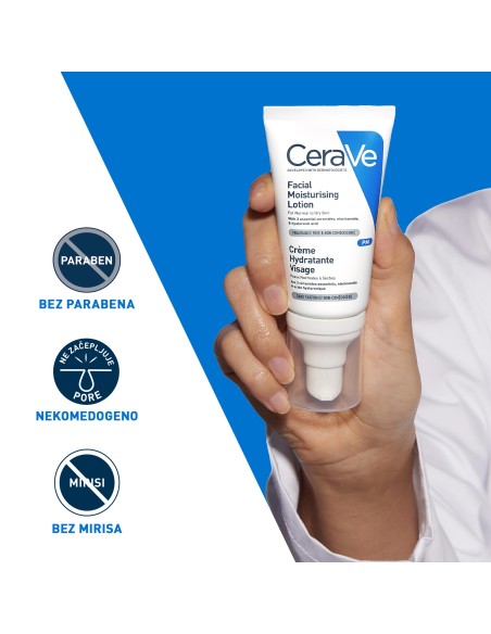 CeraVe Hidratantna njega za lice za normalnu do suhu kožu