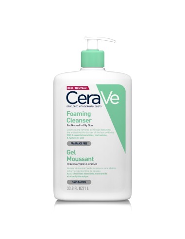 CeraVe Pjenušavi gel za čišćenje za normalnu do masnu kožu 1000 ml