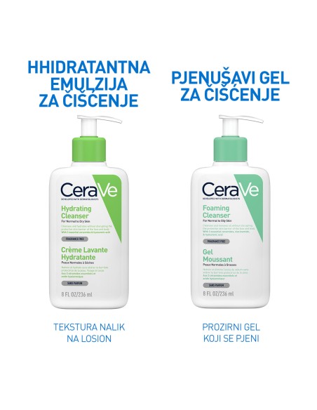 CeraVe Hidratantna emulzija za čišćenje za normalnu do suhu kožu