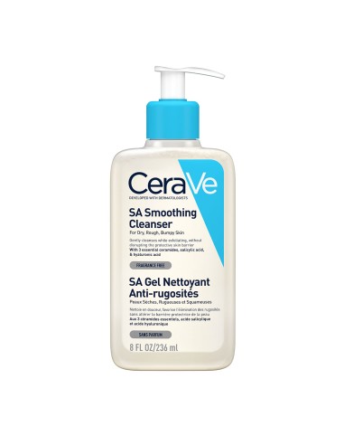 CeraVe SA Smoothing Cleanser gel za čišćenje suhe i grube kože