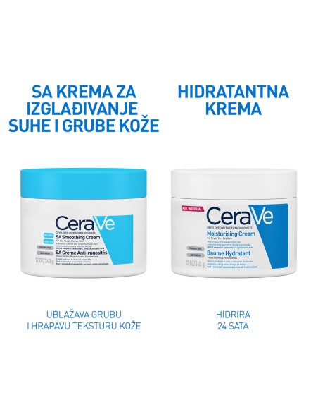 CeraVe SA Smoothing cream krema za zaglađivanje suhe i grube kože