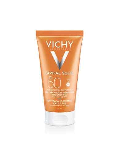 Vichy Capital Soleil Dry Touch Matirajući Fluid za sunčanje SPF 50