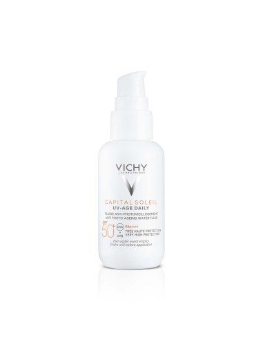 Vichy Capital Soleil UV-Age Daily Vodeni fluid za zaštitu od sunca protiv fotostarenja SPF50+