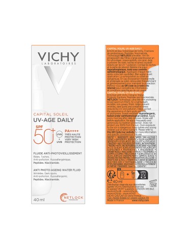 Vichy Capital Soleil UV-Age Daily Vodeni fluid za zaštitu od sunca protiv fotostarenja SPF50+