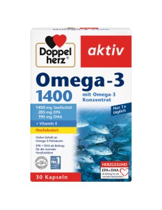 Doppelherz Aktiv Omega-3 1400 kapsule
