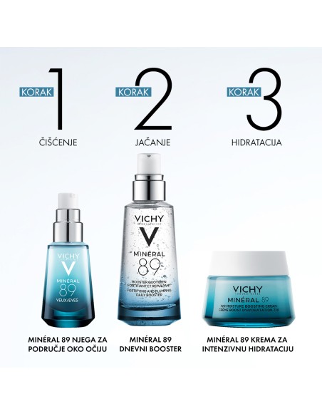 Vichy Mineral 89 Eyes Snažnija i punija koža oko očiju s hijaluronskom kiselinom