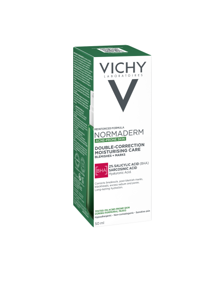 Vichy Normaderm Phytosolution Hidratacijska njega s dvostrukim ucinkom za masnu kožu sklonu aknama i nepravilnostima