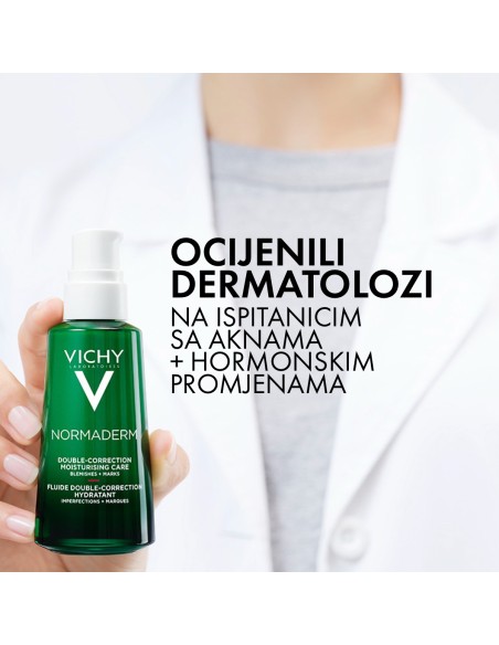Vichy Normaderm Phytosolution Hidratacijska njega s dvostrukim ucinkom za masnu kožu sklonu aknama i nepravilnostima