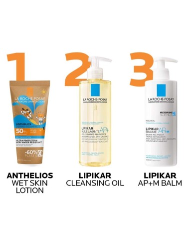 La Roche-Posay Anthelios DP Wet Skin Losion za mokru ili suhu kožu za zaštitu od sunca za djecu SPF50+ La Roche-Posay Anthelios DP Wet Skin Losion za mokru ili suhu kožu za zaštitu od sunca za djecu SPF50+