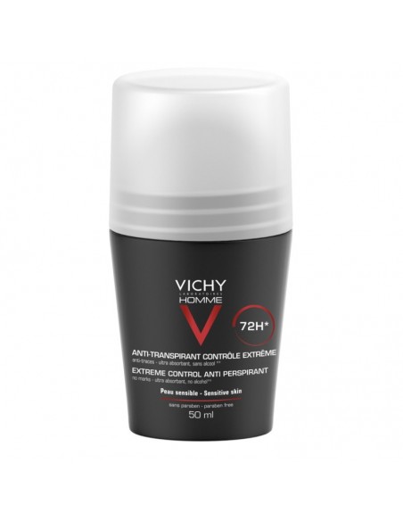 Vichy Homme Antiperspirant roll-on za zaštitu od znojenja do 72h Vichy Homme Antiperspirant roll-on za zaštitu od znojenja do 72h