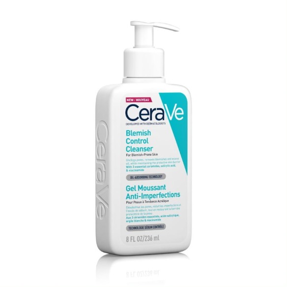 CeraVe Blemish Control Cleanser gel za čišćenje za kožu sklonu nepravilnostima CeraVe Blemish Control Cleanser gel za čišćenje za kožu sklonu nepravilnostima