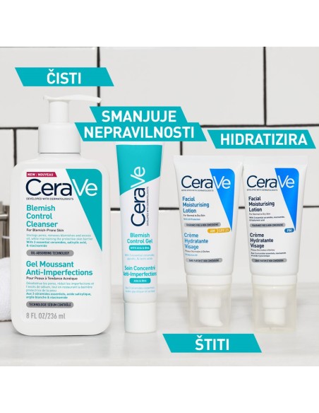 CeraVe Blemish Control Cleanser gel za čišćenje za kožu sklonu nepravilnostima CeraVe Blemish Control Cleanser gel za čišćenje za kožu sklonu nepravilnostima
