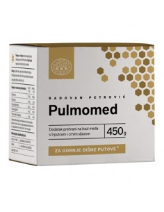 Radovan Petrović Med s trpucem i crnim sljezom za gornje dišne putove Pulmomed 450 g