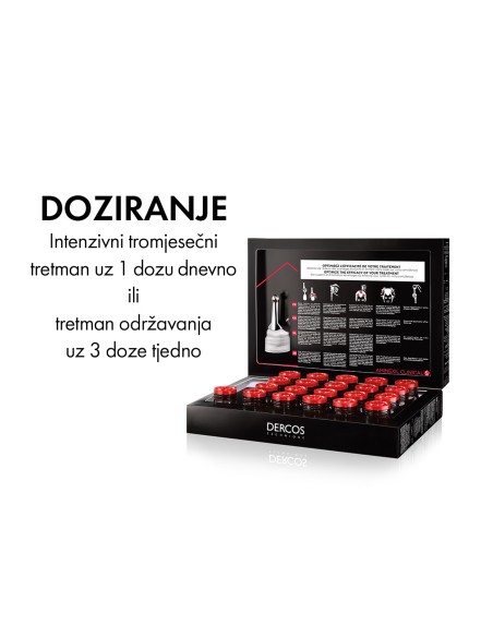Vichy Dercos Aminexil Clinical 5 Ampule protiv opadanja kose za muškarce