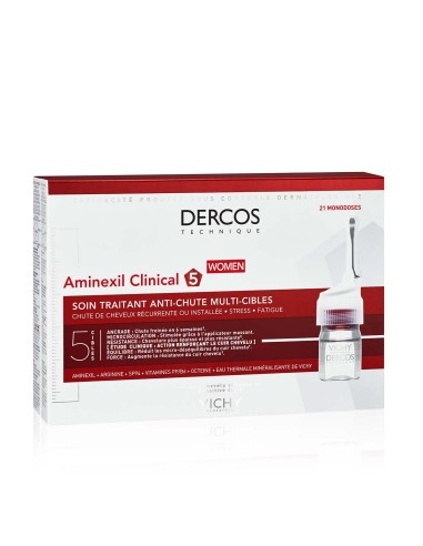 Vichy Dercos Aminexil Clinical 5 Ampule protiv opadanja kose za žene