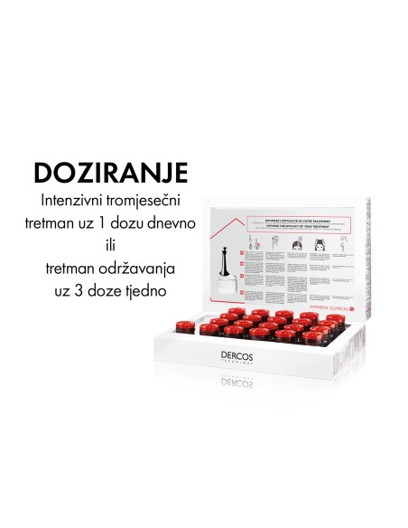 Vichy Dercos Aminexil Clinical 5 Ampule protiv opadanja kose za žene