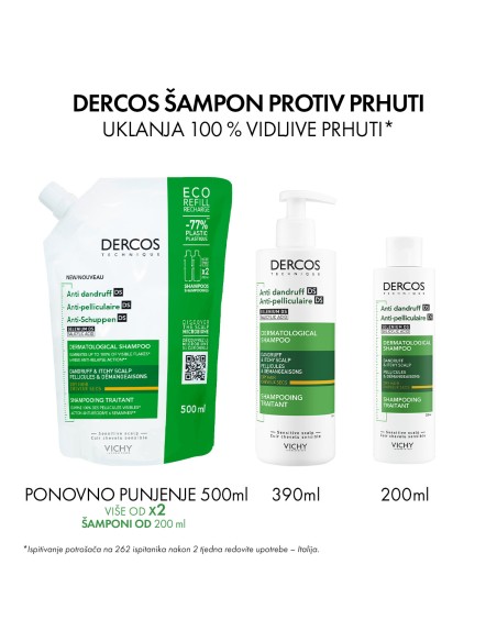 Vichy Dercos Šampon protiv prhuti za suhu kosu