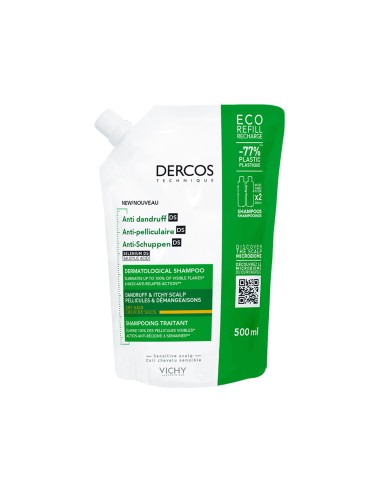 Vichy Dercos Šampon protiv prhuti za suhu kosu Refill