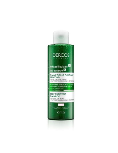 Vichy Dercos Piling šampon za dubinsko čišćenje protiv prianjajuće prhuti i sebuma