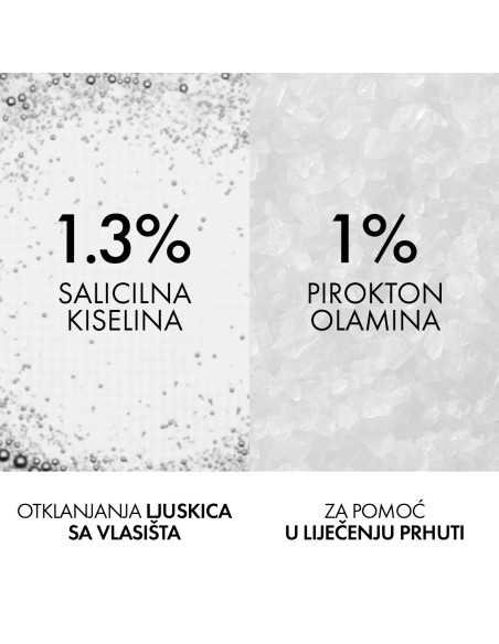 Vichy Dercos Piling šampon za dubinsko čišćenje protiv prianjajuće prhuti i sebuma