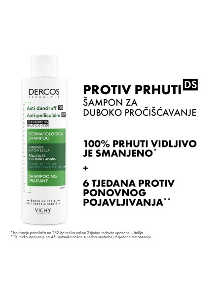 Vichy Dercos Šampon protiv prhuti za normalnu/masnu kosu