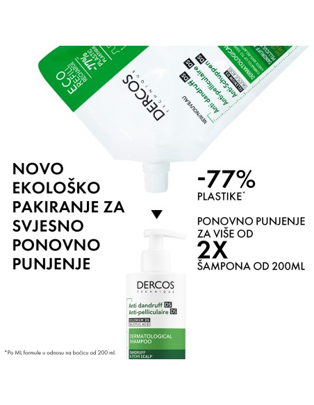 Vichy Dercos Šampon protiv prhuti za normalnu/masnu kosu