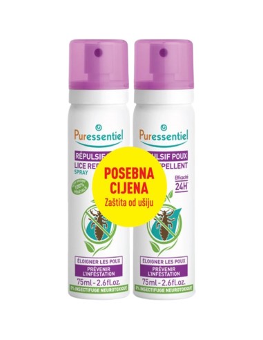 Puressentiel Anti Lice Sprej protiv uši i insekata DUO Promo pakiranje