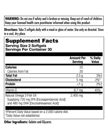 Kal Omega 3 720/480 kapsule Kal Omega 3 720/480 kapsule